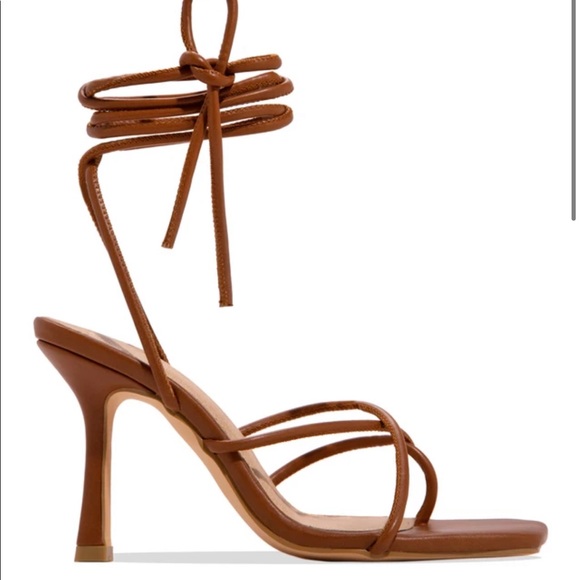 MISS LOLA LACE UP HEELS - Picture 5 of 7